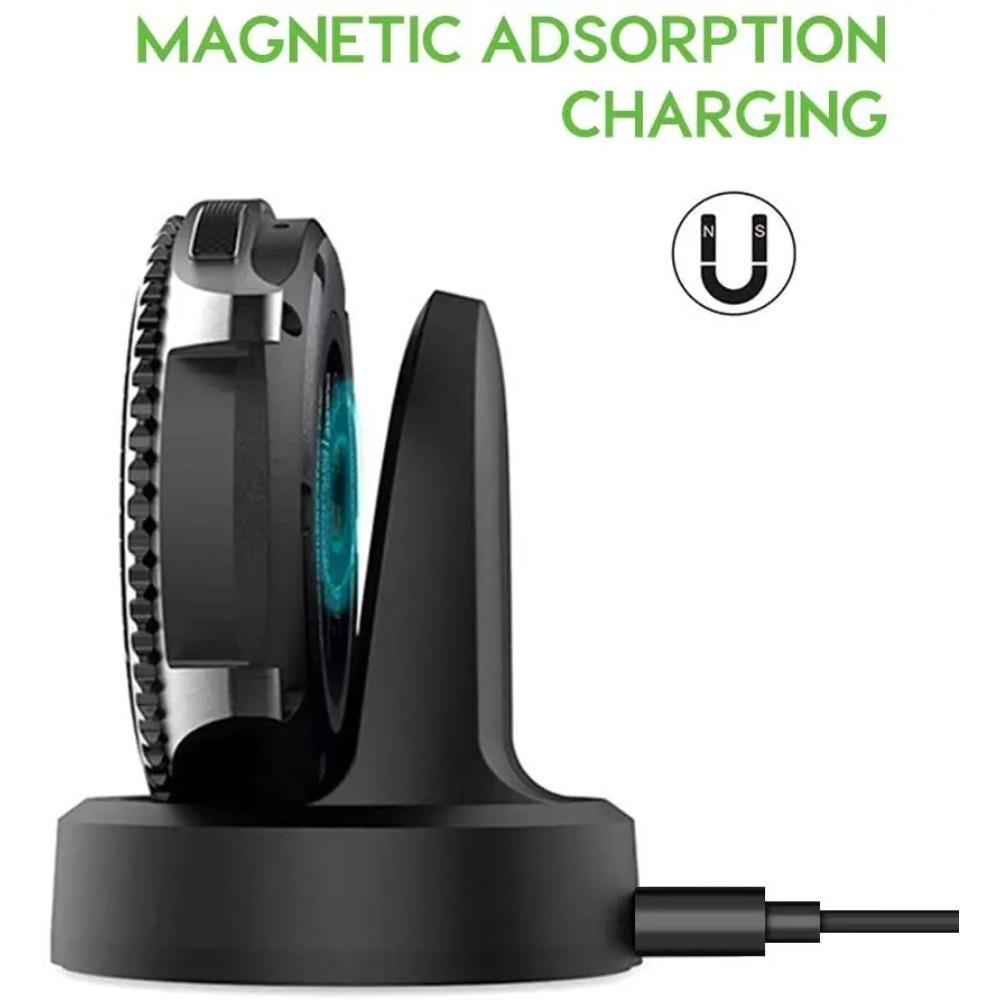Kabellose Schnellladebasis für Samsung Gear S2 S3 S4 Frontier Uhr USB-Ladekabel für Samsung Galaxy Watch SM-R800 R810 R815