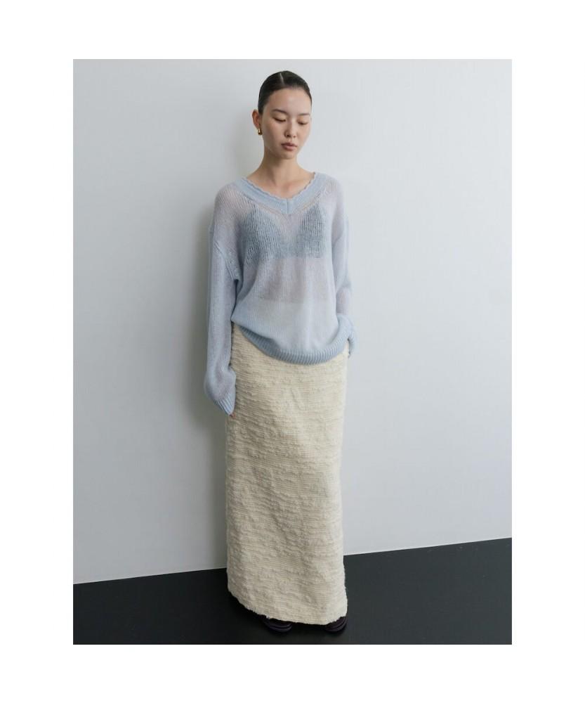 Diaepeocheo Tweed Hline Skirt Ivory (Ta6127A020)