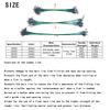 50pcs Steel Fishing Line Super Strong Tensile Force Anti Bite Steel Wire Leader with Rotating Snaps Fishing Lead Wire