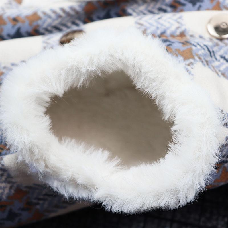 Dog Winter Clothes Autumn Winter Traction Hoodie Couple Pet Warm Vest Princess Cute Dress Cat Winter