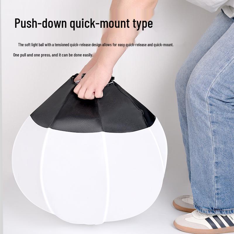 Bowens Mount Spherical Softbox Lantern for Photography & Live Streaming