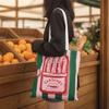 Colorful Trendy Sardines Printe Casual Handbag, Reusable Fashionable Backpack, Multifunctional Tote Bag Polyester Shopping Bag