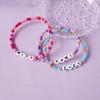 3pcs K-pop Bracelets | Fashion Mixed Color Acrylic Friendship Bracelets for Besties, Concert & Theme Party Accessories