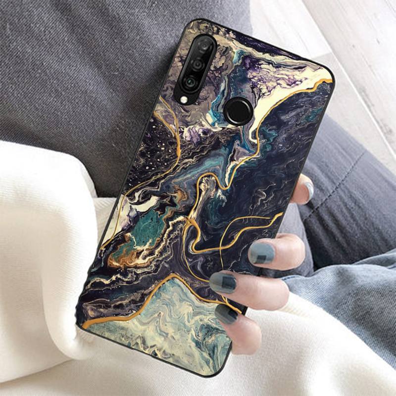 Marble Phone Case for Huawei Honor 10 i 8X C 5A 20 9 10 30 lite pro Voew 10 20 V30
