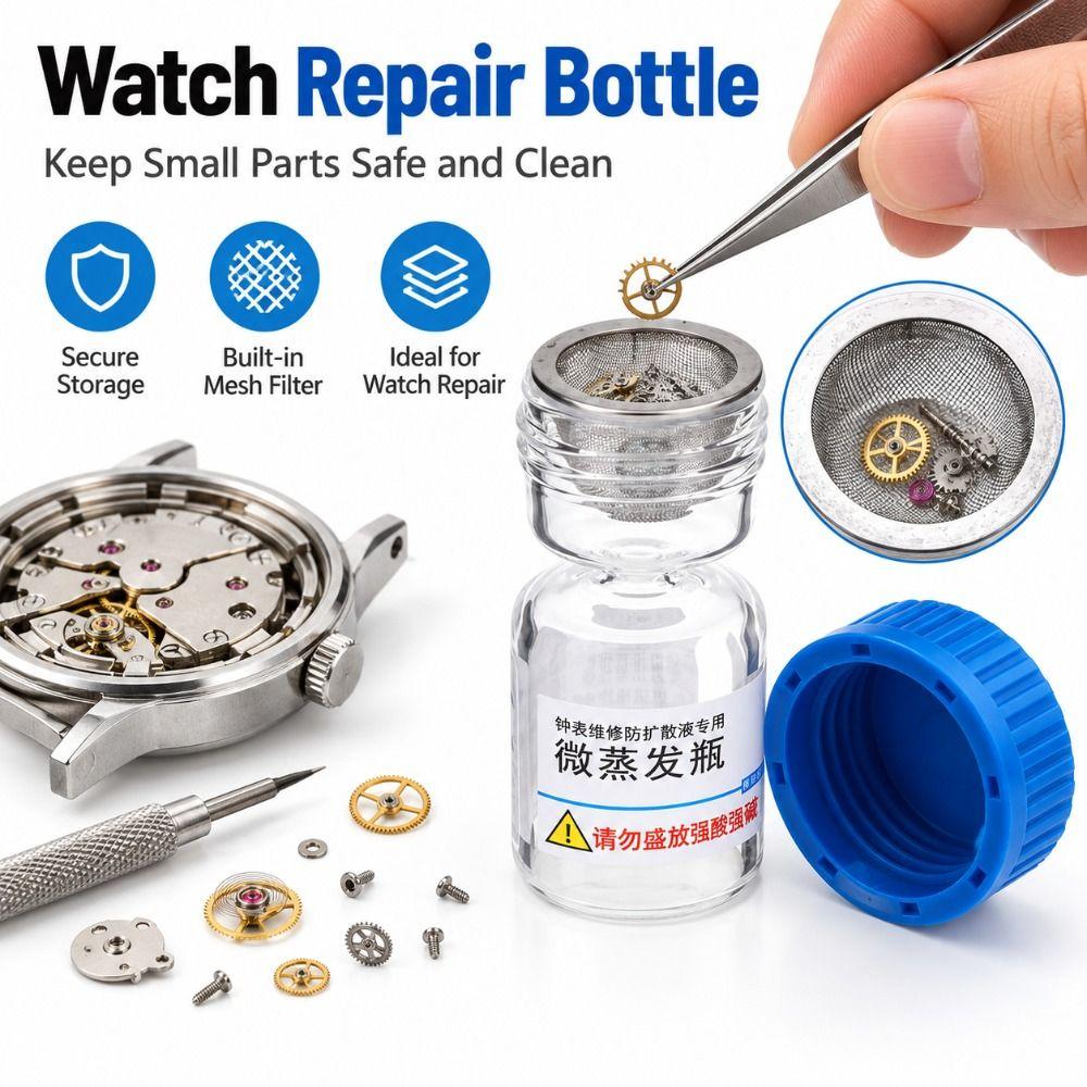 Mesh Anti Diffusion Micro Evaporation Bottle Sealed Dispensing Bottle  Watchmaker Tools