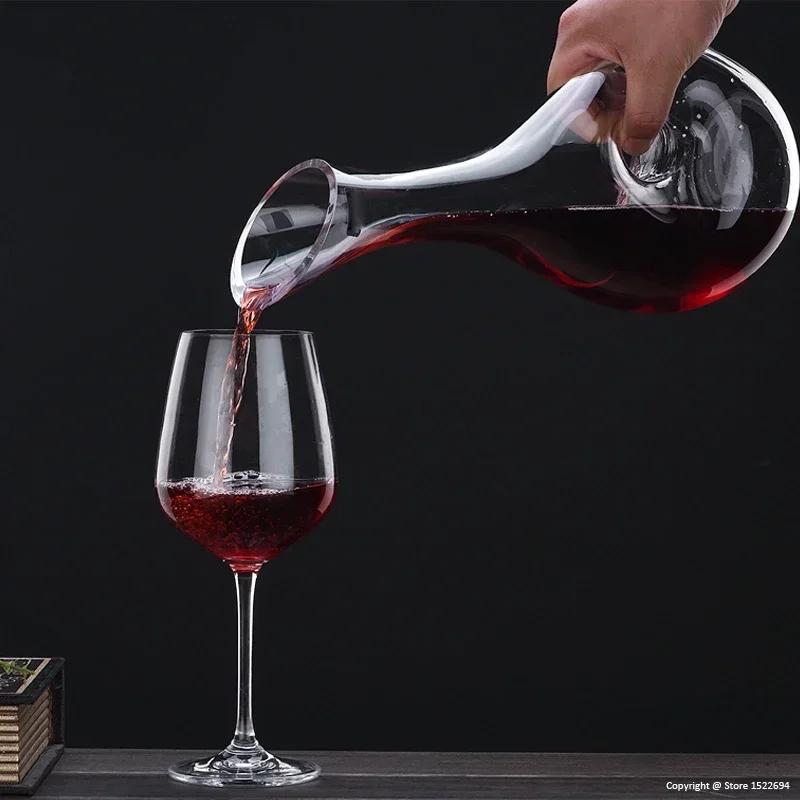Quality Wine Decanter Red Decanter Design Snail Style Wine Carafe Free Glass 400ML&1000ML Lead DecanterSuperior Wine 5AAIHD