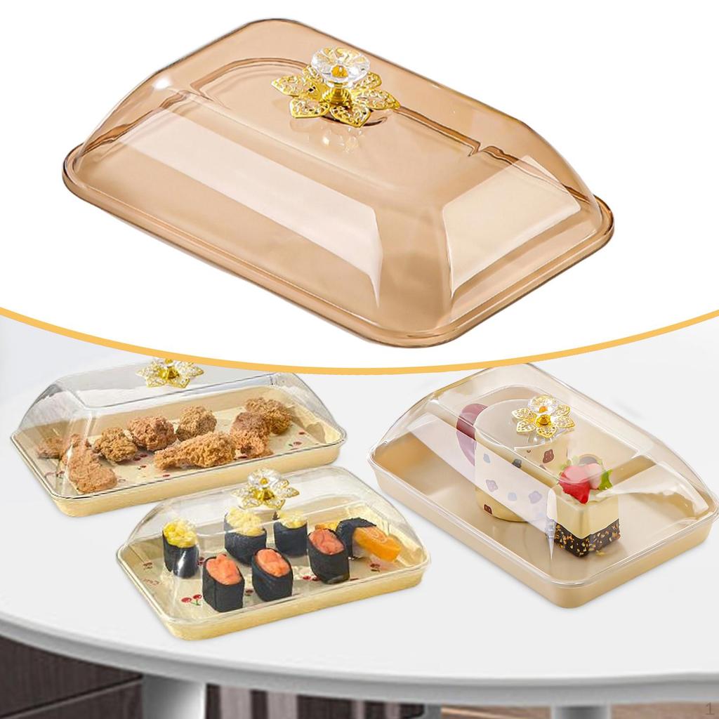 Cake Stand Cover Lightweight Protection Rectangular Food Net for Boards Cheese Donuts Outside