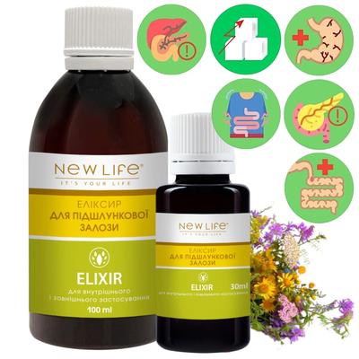 Elixir for the Pancreas Herbal Dietary Supplement New Life