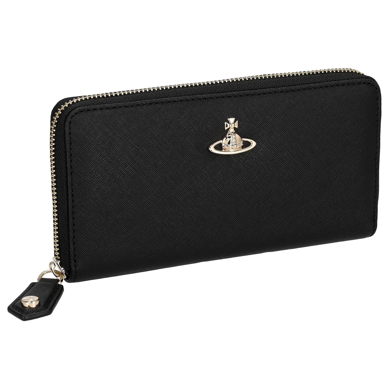

Vivienne Westwood SAFFIANO 5106005BW Black Long Wallet Women s Zip-Around [Used]