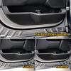 Door Anti-Kick Pad For Ford F-150 2021 2022 2023 2024 2025 LHD RHD Car Leather Carbon Mat Trim Accessories.