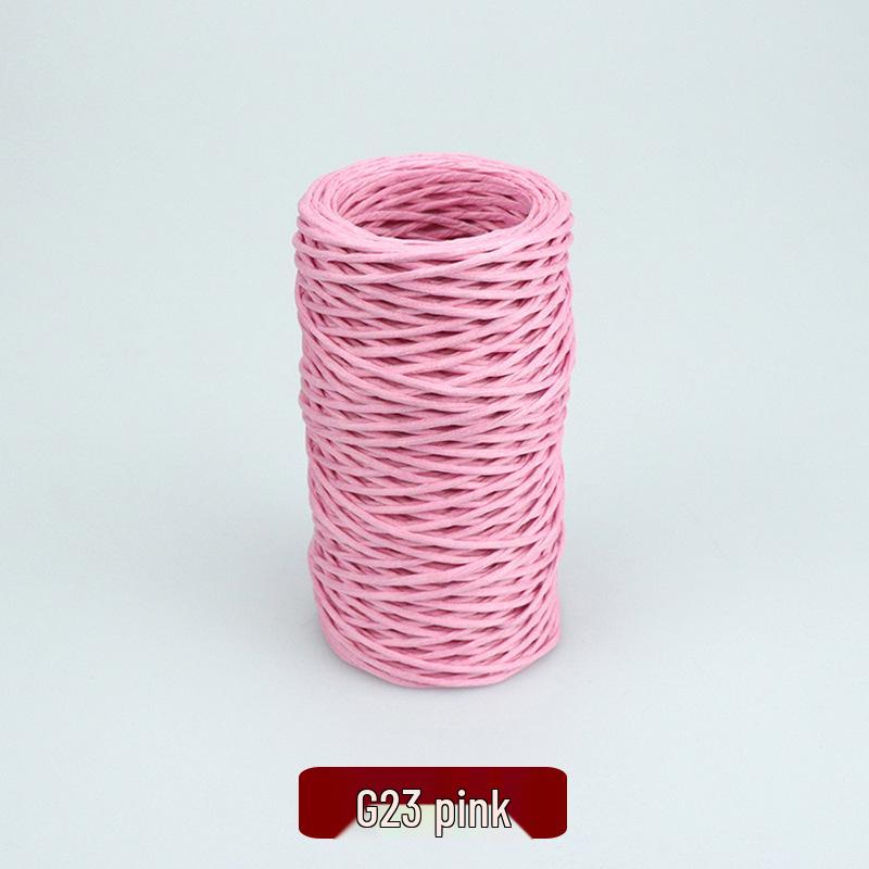 50m/100m Paper Rope 1mm/2mm Diameter for Handmade DIY Projects