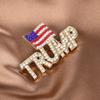 2024 new flag brooch, hot-selling campaign corsage fashion trend clothing accessories