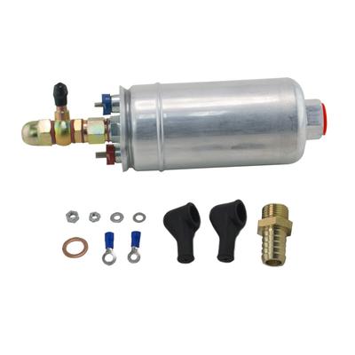Bomba de Combustible Externa 0580 254 044 KIT DE BOMBA DE COMBUSTIBLE CON ACCESORIOS BANJO ADAPTADOR DE MANGUERA UNIÓN SALIDA DE 8MM COLA PQY-FPB044R