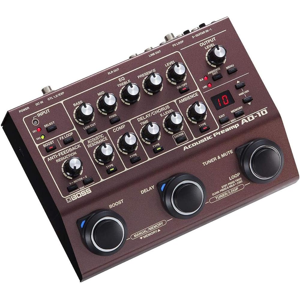 BOSS /AD-10 Acoustic Preamp Boss Acoustic Preamp