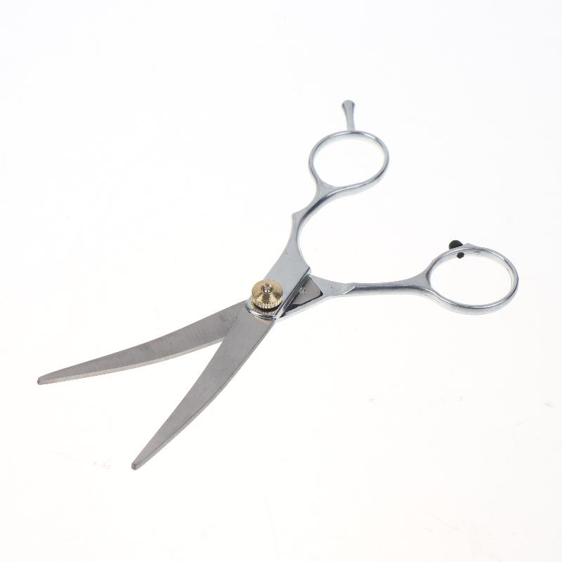 1Pcs Professional Trimming Scissors Bent Scissors Pet Grooming Scissors Dog Hair Tool Haircutting Pet Clippers