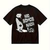 UnisexS Schwarz Punk Rock Grafik T-Shirt La Polla Records Spanische Protestbotschaft Auffallendes NO SOMOS NAADA Unisex Damen 2026 Sommer T-Shirt
