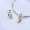 Authentic Charm Bead Charms copper Summer Fruit Ice Cream Cup Bead Charms Compatible With Charm Bead Charms Plata Bracelets for Women Jewellery Making