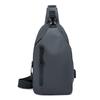 New Men's Chest Bag, Fashionable and Simple Business Shoulder Bag, Outdoor Travel Portable and Casual Crossbody Bag