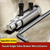 1pc faucet valve broken thread extractor, 4-point 6-point 1-inch broken screw removal tool, broken bolt removal tool kit