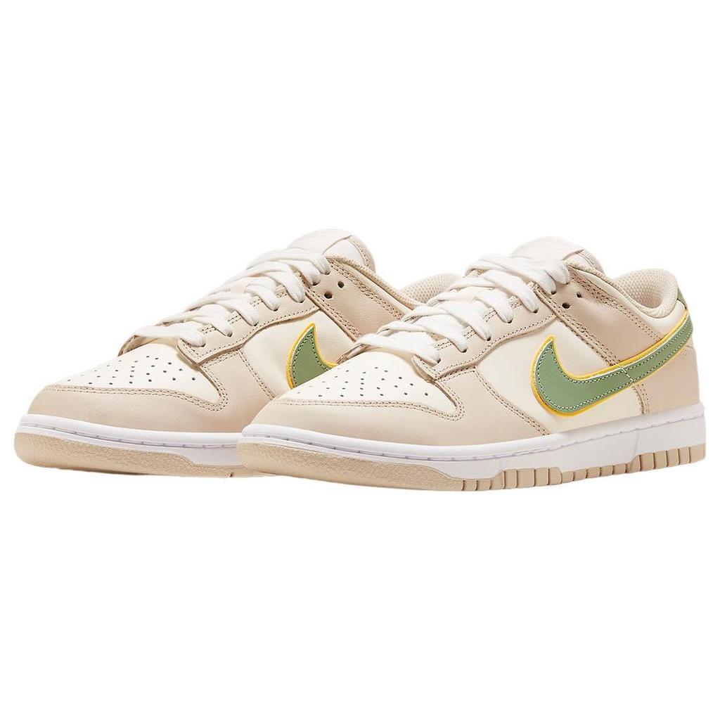 Nike Кросівки жіночі Nike Dunk Low Pale Ivory Oil Green Колір: Кремово-білий, Лазерно-помаранчевий FQ6869-131