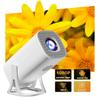 1080P Projector WiFi  5.2   14 System 180 degrees  Rotatable Movie Projector with 120in Display Screen Mirror   Built-in Speaker Auto K