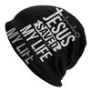 Custom Yeshua Jesus Christian Skullies Beanies Caps Unisex Winter Warm Knitting Hat Street Adult Bonnet Hats Outdoor Ski Cap