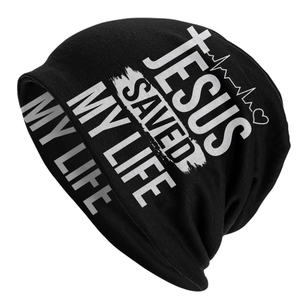 Custom Yeshua Jesus Christian Skullies Beanies Caps Unisex Winter Warm Knitting Hat Street Adult Bonnet Hats Outdoor Ski Cap