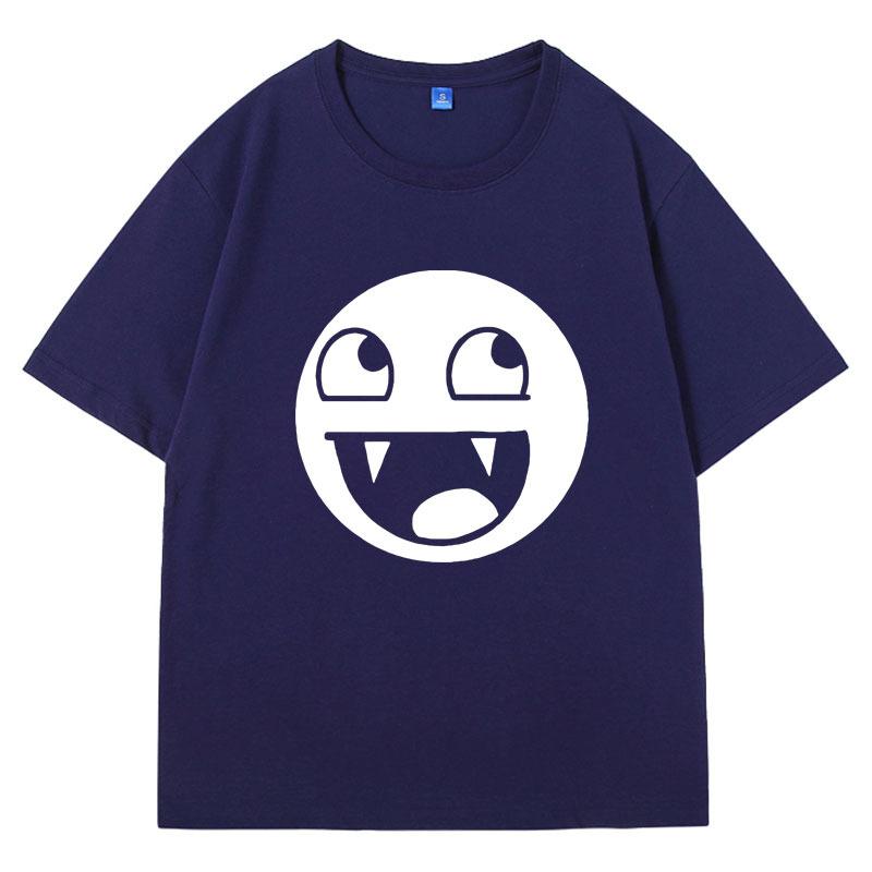 Epic Face Domo Kun Funny Meme T Shirts Men Women Fashion High Quality Cotton T-Shirt Couple Oversized Hip Hop Tee Shirt Tops