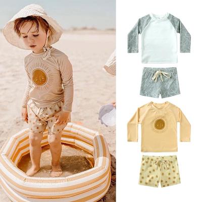 Costume da bagno per ragazzi per le terme: Set da Spiaggia a Tre Pezzi per Bambini 2025