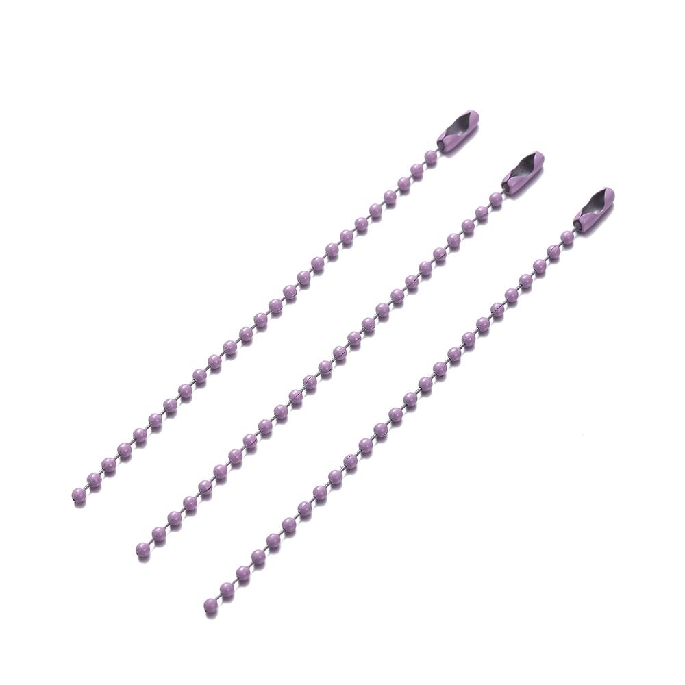 10/20pcs Colorful Ball Bead Chains Fits Key Chain Hand Tag Connector For DIY Bracelet Jewelry Making Accessorise Length 10CM