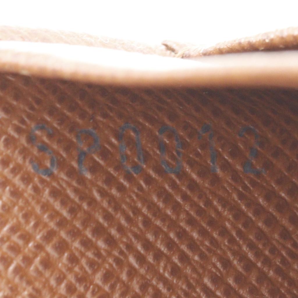 LOUIS VUITTON Porto Papie Zip Bi-Fold Wallet M61207 Brown Monogram canvas Women Used