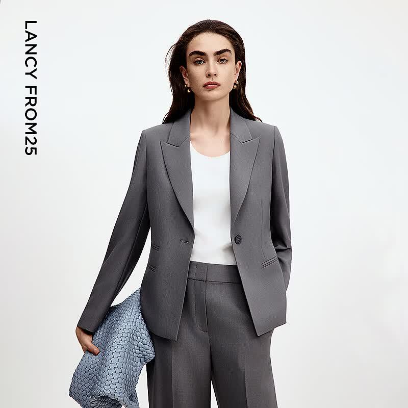 Lanzi Women's Straight-Fit Commuter Blazer