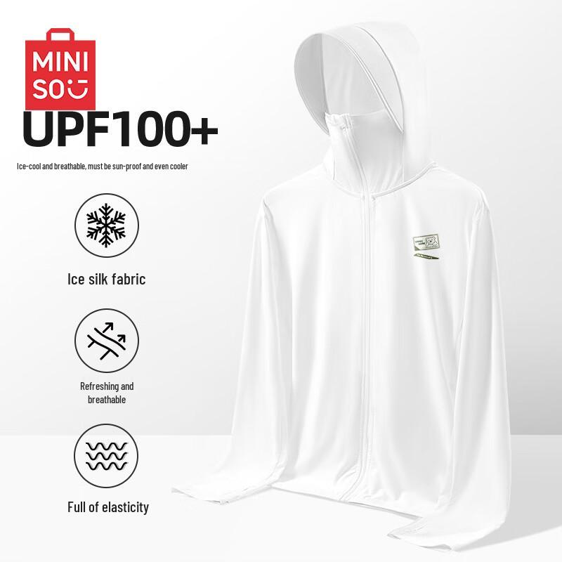 MINISO Men s UPF100+ Ice Silk Cooling Sun Protection Jacket M