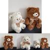 Plush Bear Toy For Gift Kids And Teens With Pp Cotton Filling For Birthday Celebration