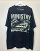 Ministry Band Retro Style Black Short Sleeve Unisex T Shirt S-5XL KH14689