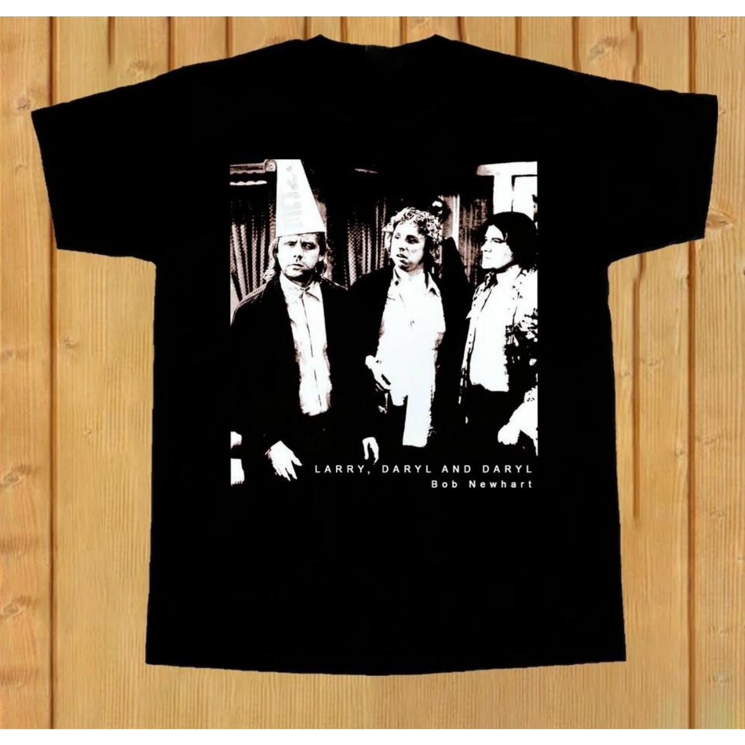 

Bob Newhart Larry Darryl and Darryl Poster Short Sleeve Unisex TShirt UU449 Unisex T-Shirt XXXXXL