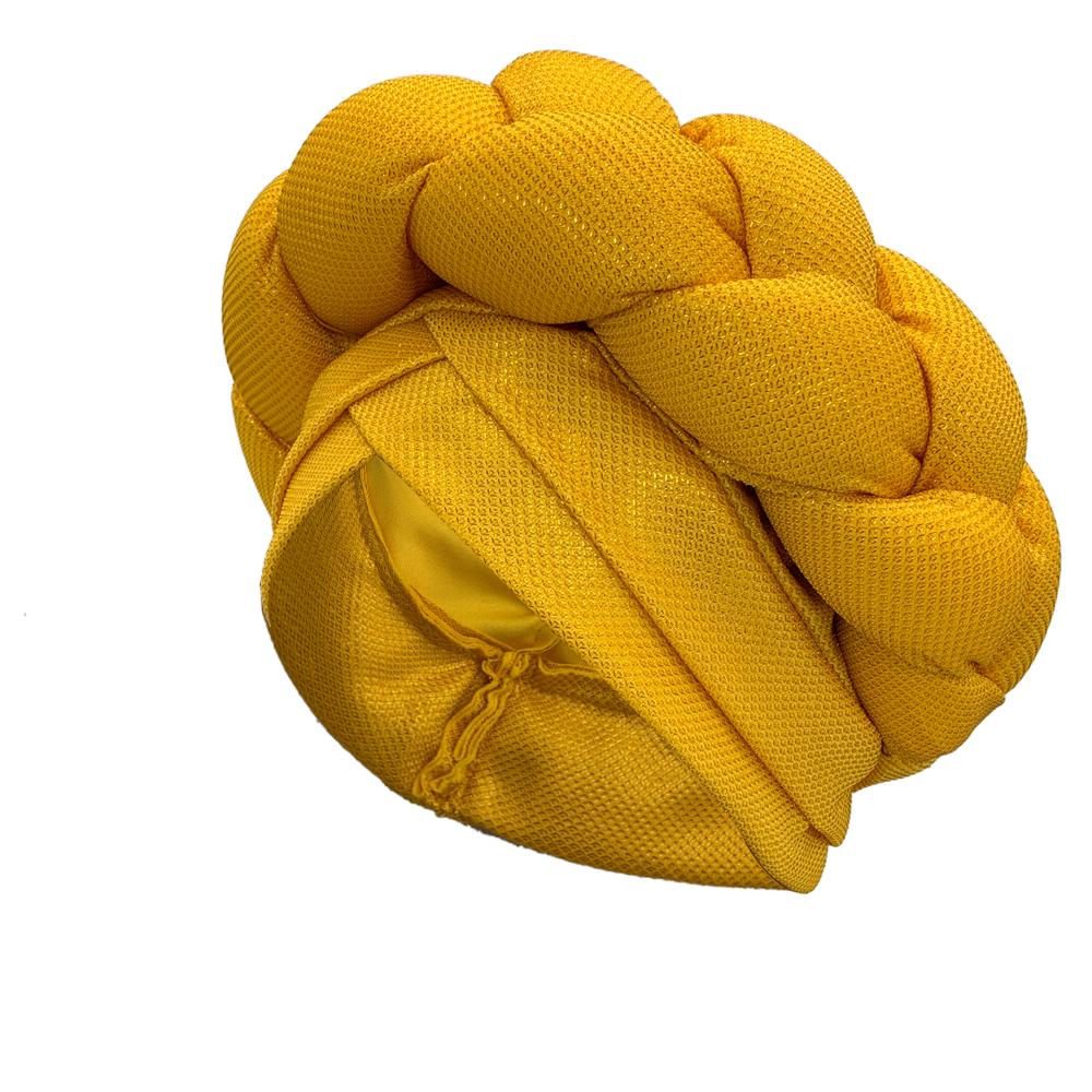 Solid Color Braid Turban Caps for Women Muslim Hijab Braid Hat Islamic Headwear Female Head Wrap Bonnet African Turbans