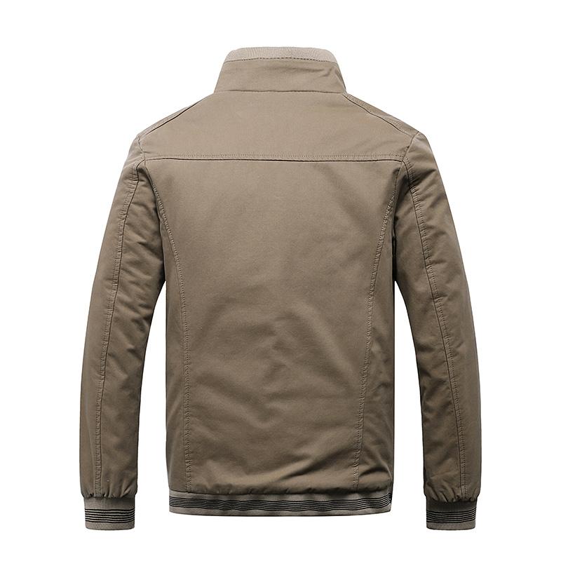 Men Jackets Casual Solid Fashion Vintage Warm Coats Plus Size Winter Jacket Men