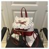 Cute Bow Lace Straps Girlish Feeling Bursting Backpack Trend High Sense Small Backpack Trend