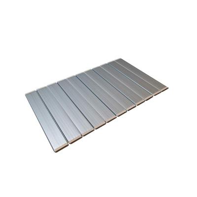 Topre Folding Bathtub Cover, Antibacterial Ag+, Metallic Gray, 70 X 109 Cm, Made In Japan, M11