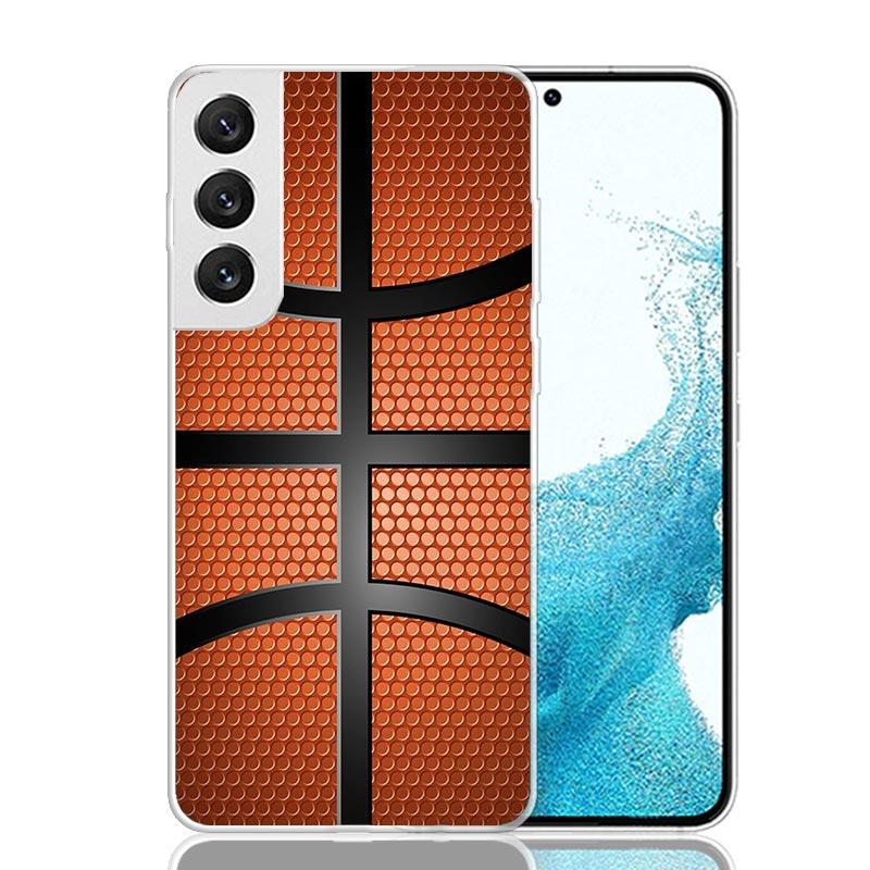 Basketball Basket Sports Case Phone Cover for Samsung Galaxy S24 S25 Ultra S23 Plus S22 + S21 S20 FE S10 S25Plus Trend Fundas S2