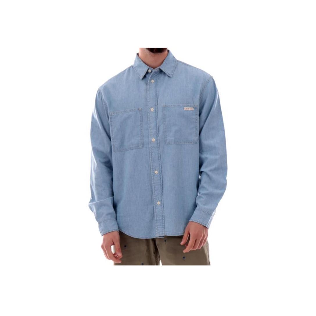 Calvin Klein Button-Down Collar Shirt Men tops J30J3265591AA S