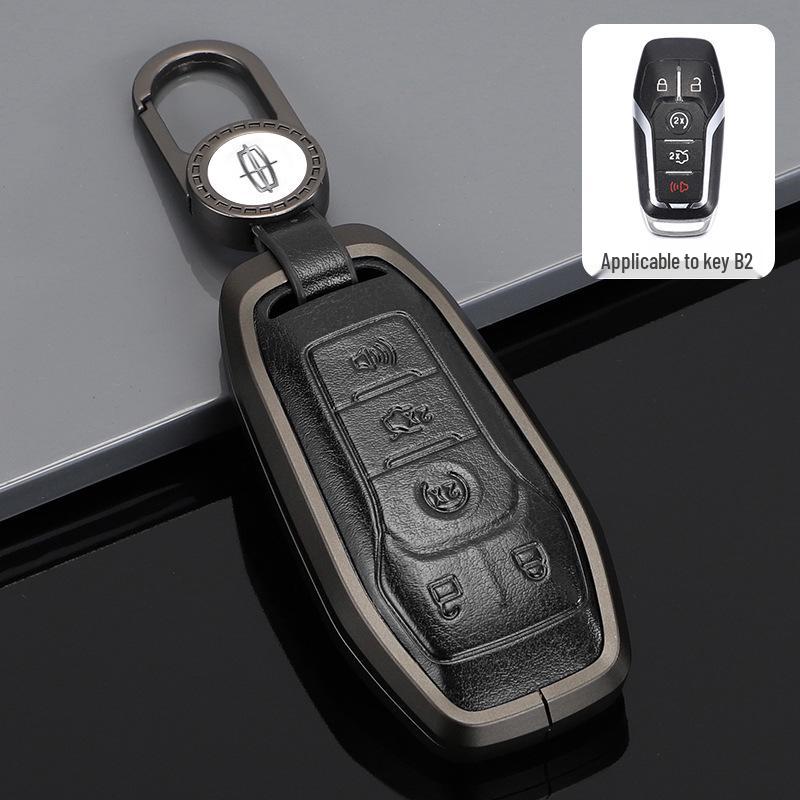 High-End Protective Key Case for 2014-2017 Lincoln MKC, MKZ, MKX Models - Unisex Design