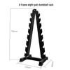 LISTOU Fixed Triangle Dumbbell Storage Rack