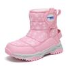 Kids' Mid-Calf Snow Boots: Warm, Thick, Plus-Velvet Winter Style for Boys & Girls