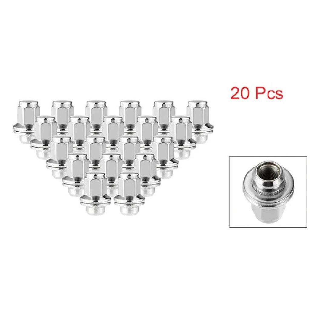 X Autohaux Wheel Lug Nuts Compatible for Toyota Tundra Sequoia for Toyota Land Cruiser 1998-2011 M14x1.5 Tire Lugnuts 5-20pcs