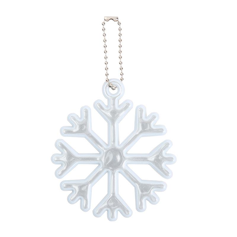 2Pcs Color Music  Safety Reflector Reflective Keychains Car Keyrings Charm Bag Accessories for Jacket BackPack Strollers Wheelchairs