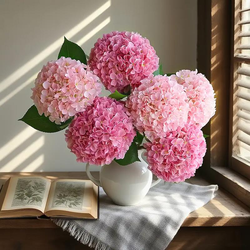 51cm DIY Elegant Bouquet Wedding Simulated Hydrangea Flower Home Decor Artificial Plant Scenery Artistic Multi-Color