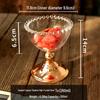 French High-Stemmed Glass Dessert Bowl - Ideal for Ice Cream, Sorbet, Sugar Water, or Other Desserts