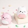 Cute Cartoon Small Bear Portable Double-Layer Compartment Going Out Packed Separately Medicine Storage Plastic Pill Box